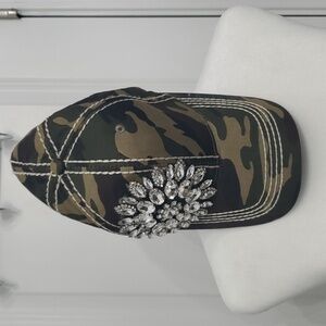 Camo Cap with Crystals